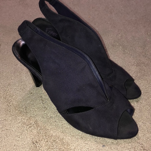 Suede purple heels - Picture 3 of 4